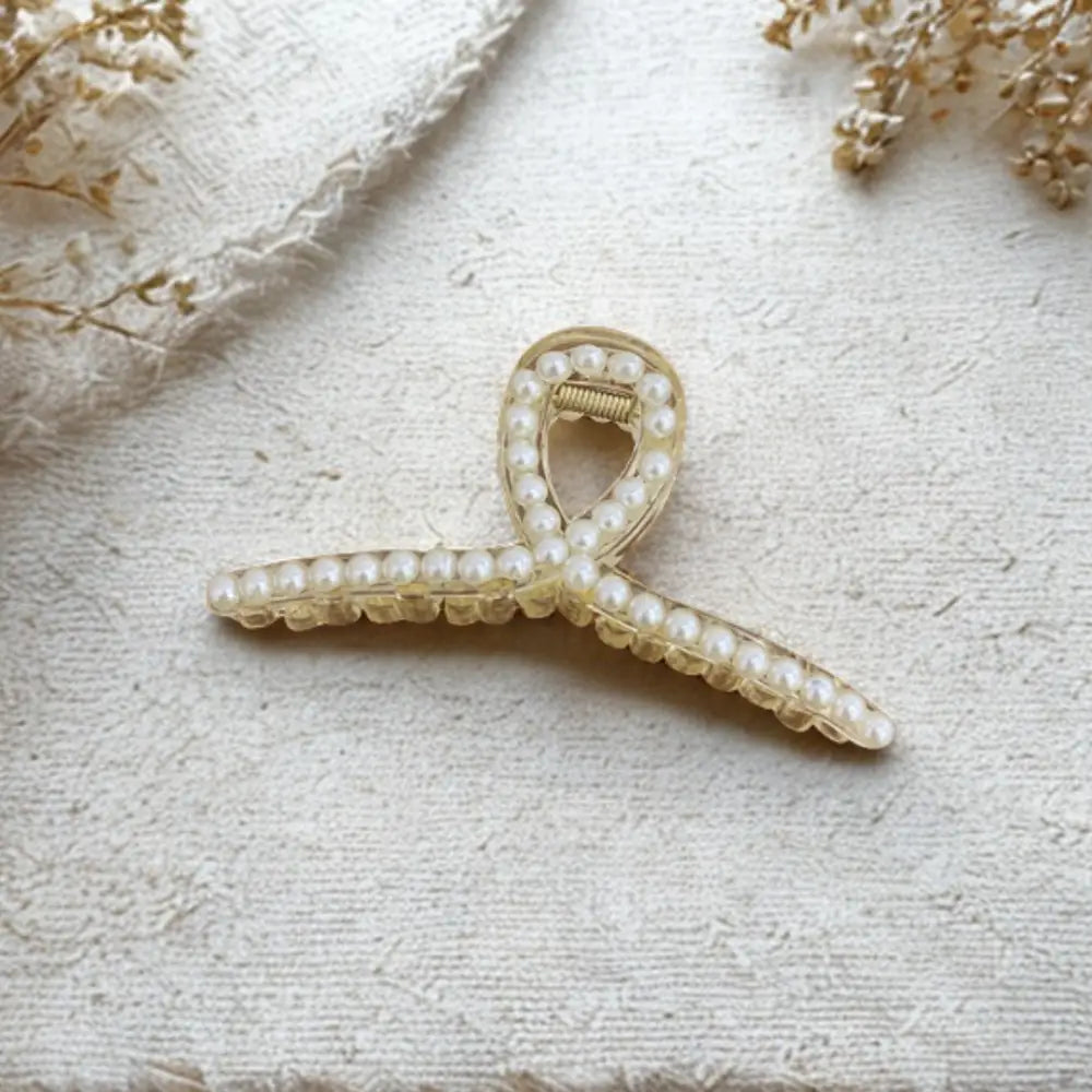 Pince cheveux perle - 11 CM