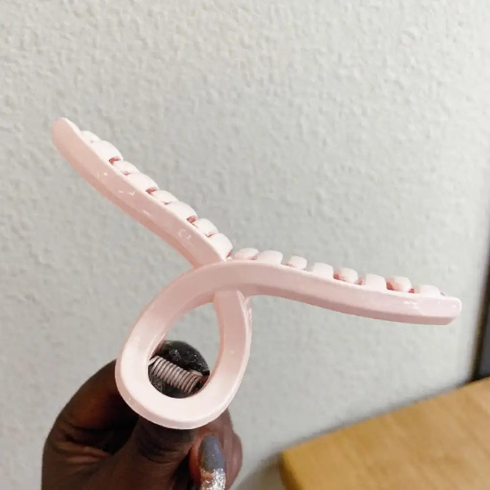 Pince cheveux rose