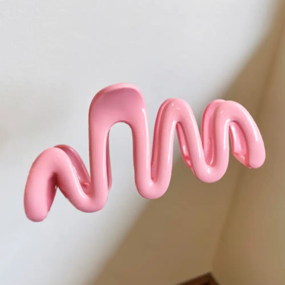 Pince cheveux rose - Rose foncé / 11 CM
