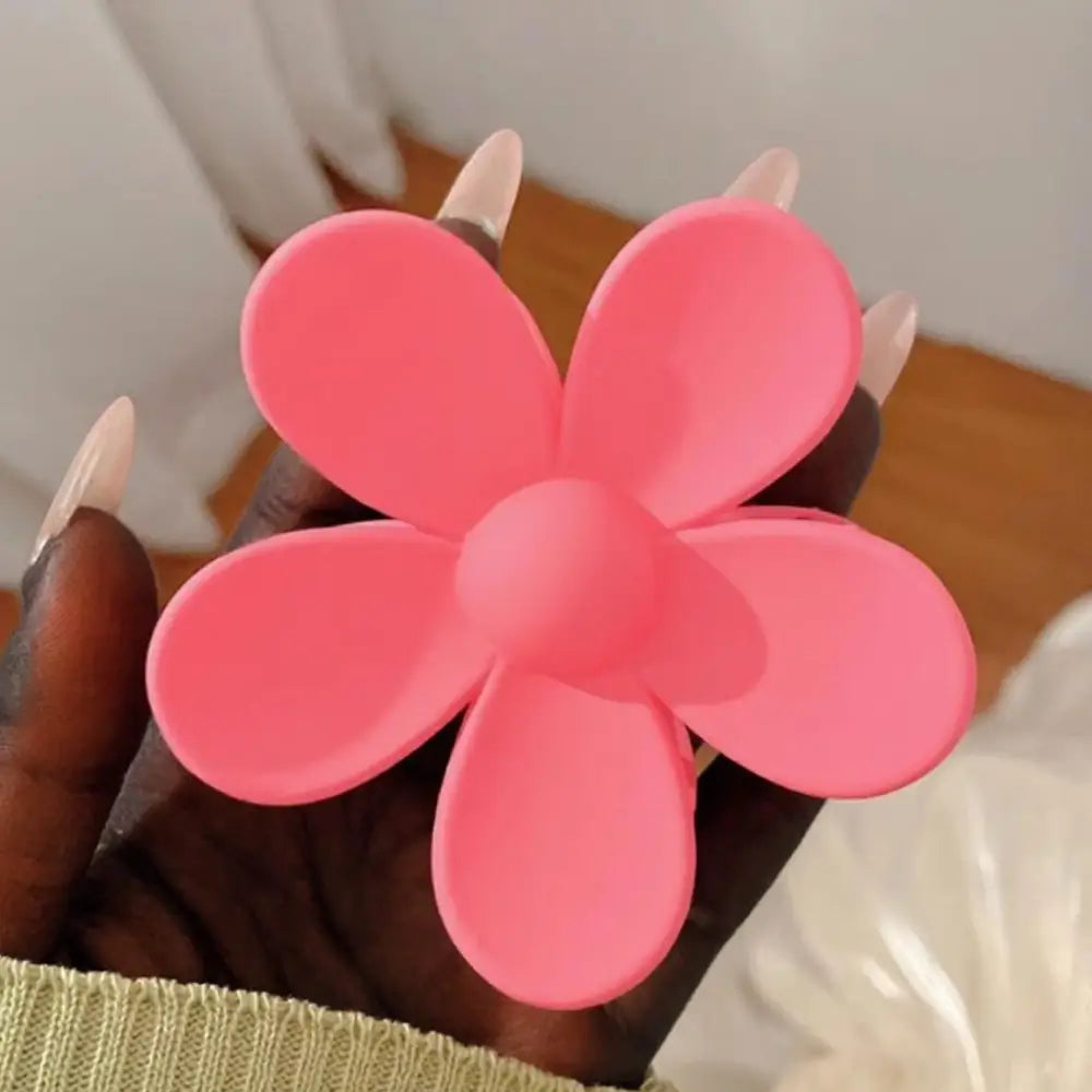 Pince cheveux rose - Rose foncé / 7 CM