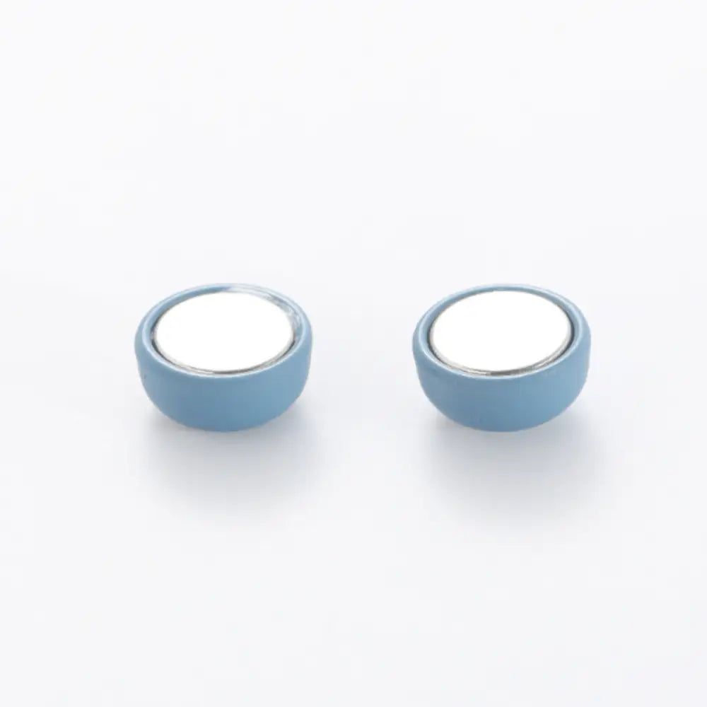 Pince pour foulard - Rond / Bleu
