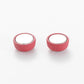 Pince pour foulard - Rond / Rose rouge