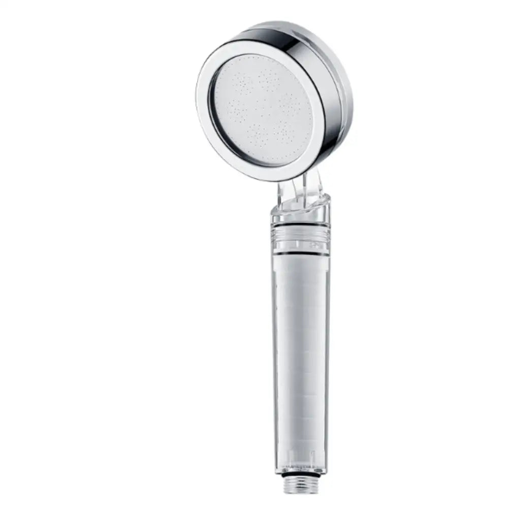 Pommeau de douche anti calcaire cheveux - Argenté