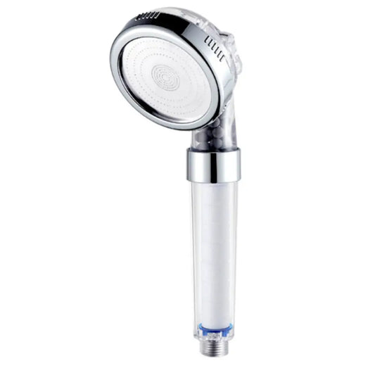 pommeau de douche anti perte de cheveux - Transparent + blanc