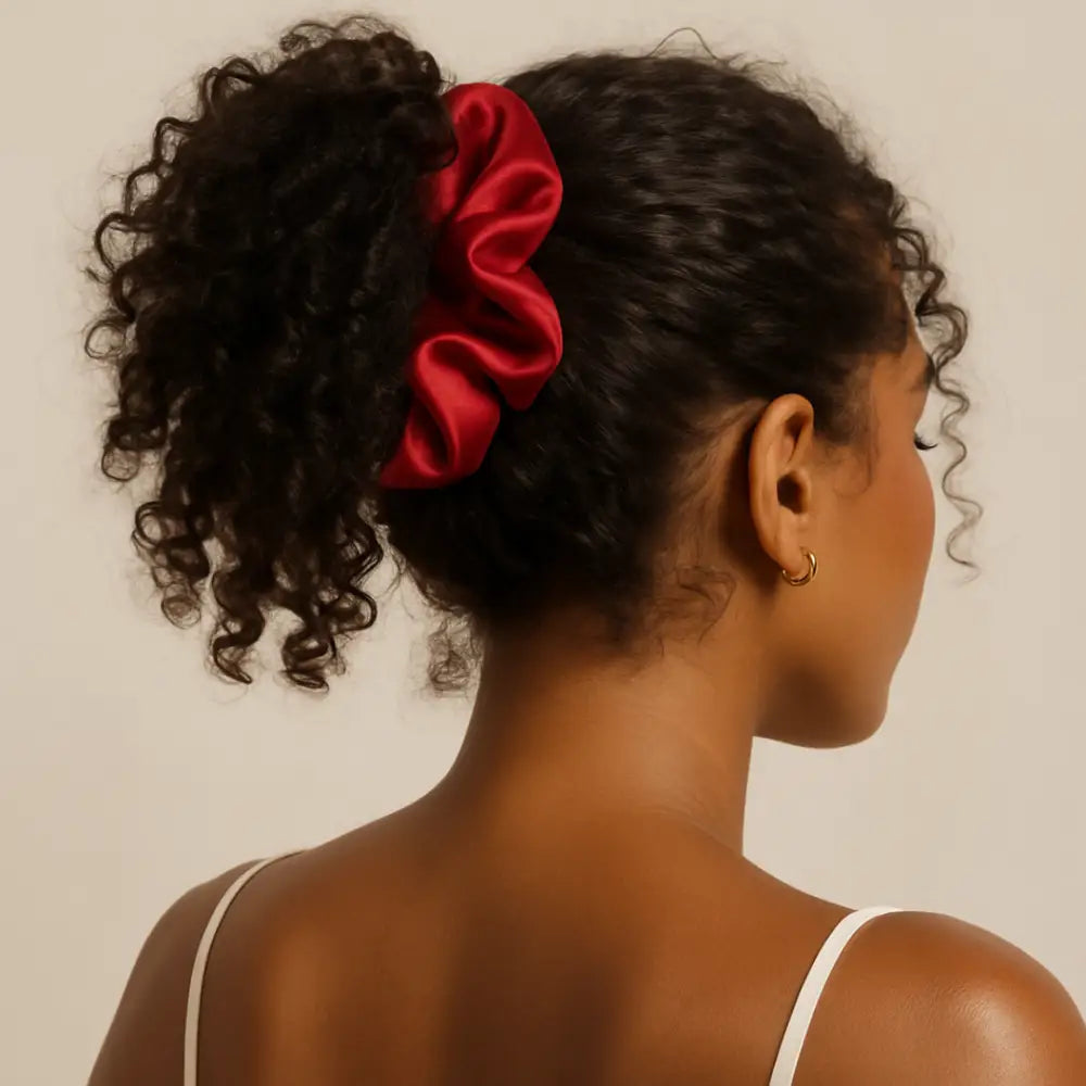 Scrunch cheveux bouclés