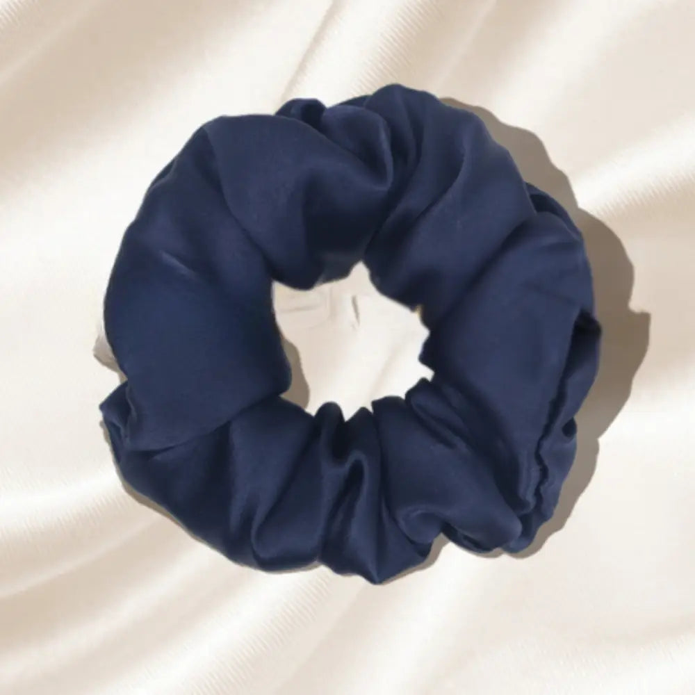 Scrunch cheveux bouclés - Bleu marine