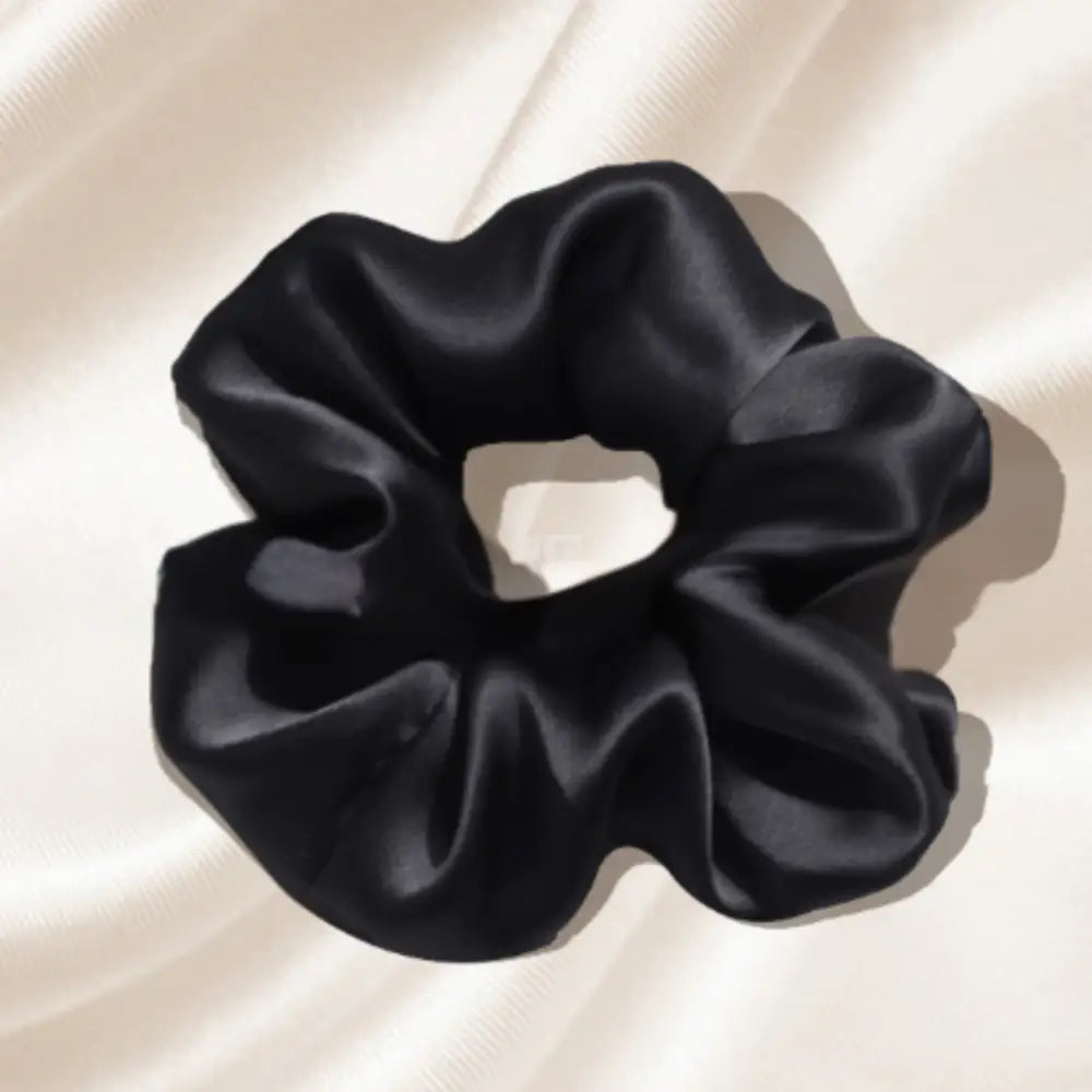 Scrunch cheveux bouclés - Noir