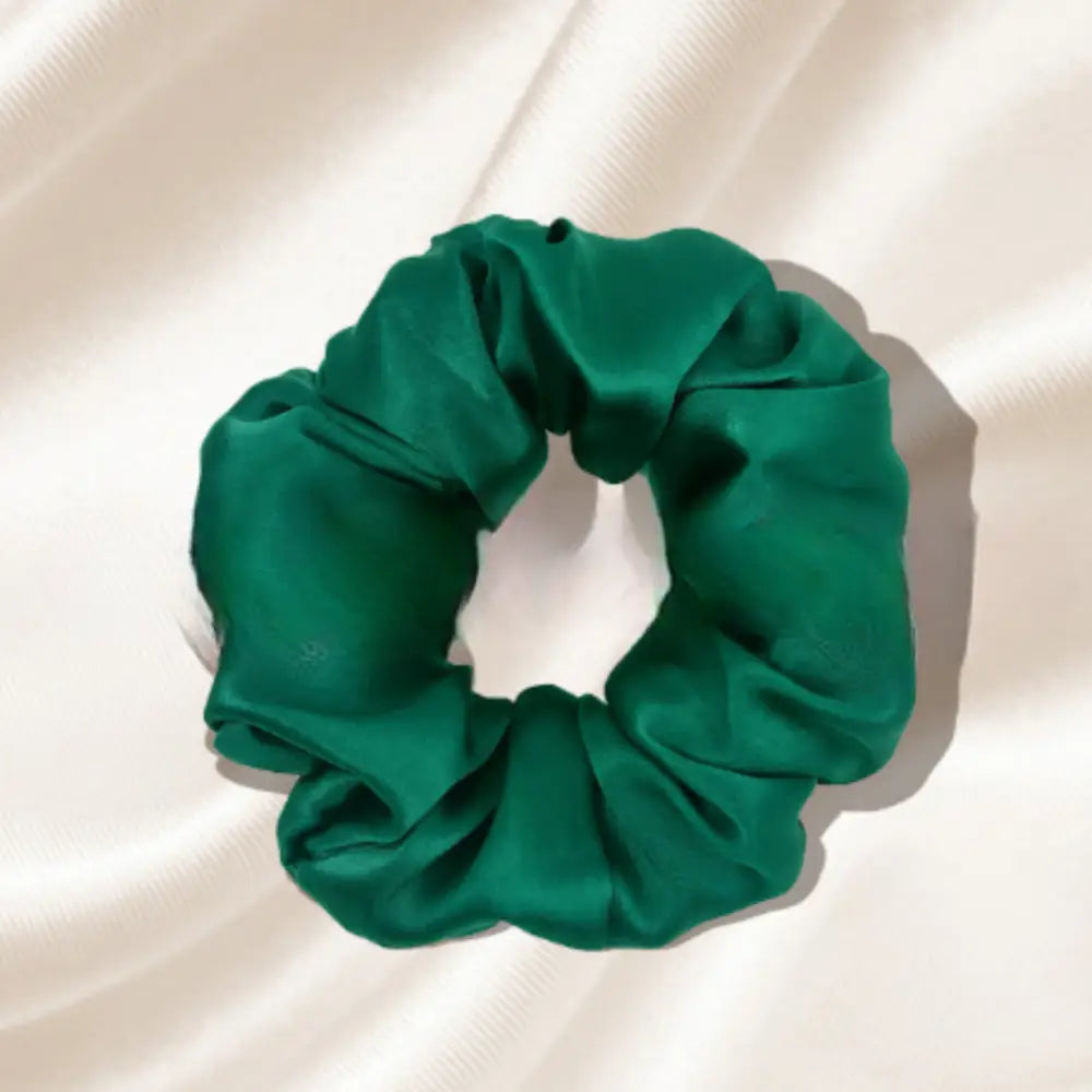 Scrunch cheveux bouclés - Vert foncé