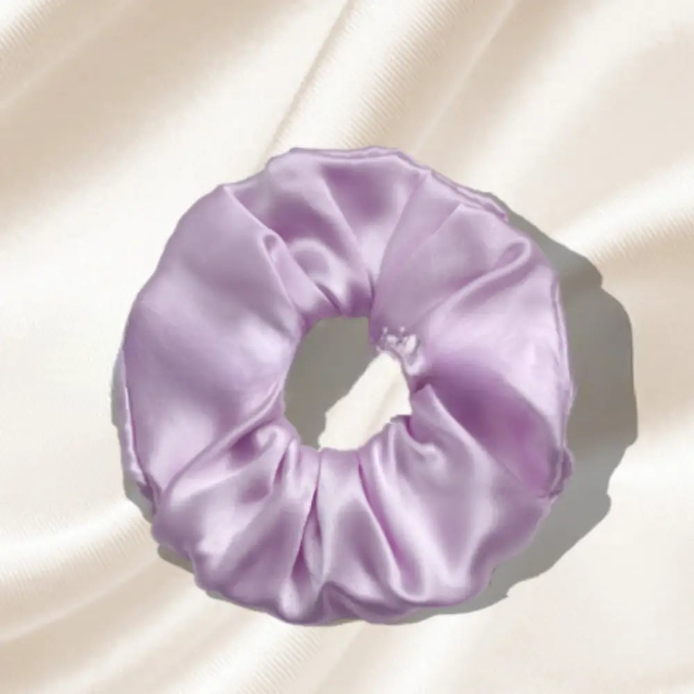 Scrunch cheveux bouclés - Violet