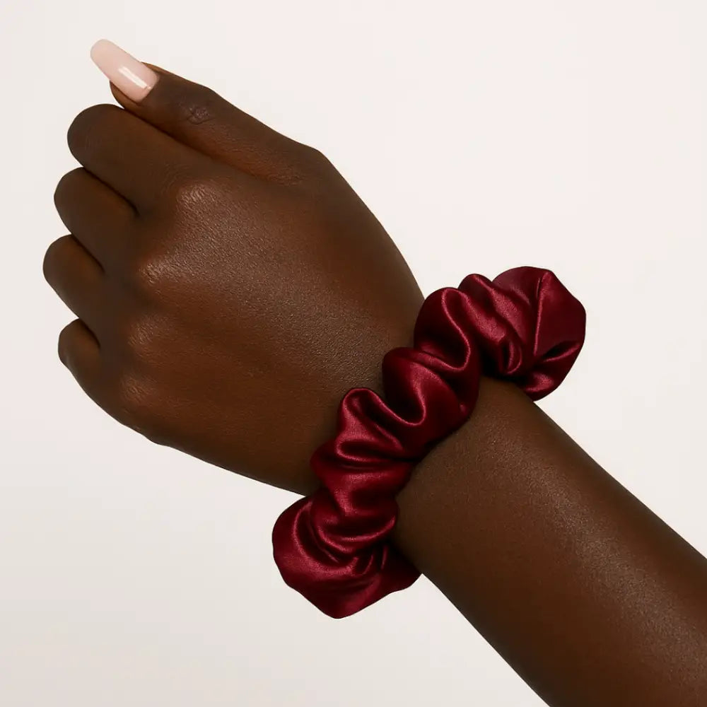 Scrunchie bordeaux - 2 cm