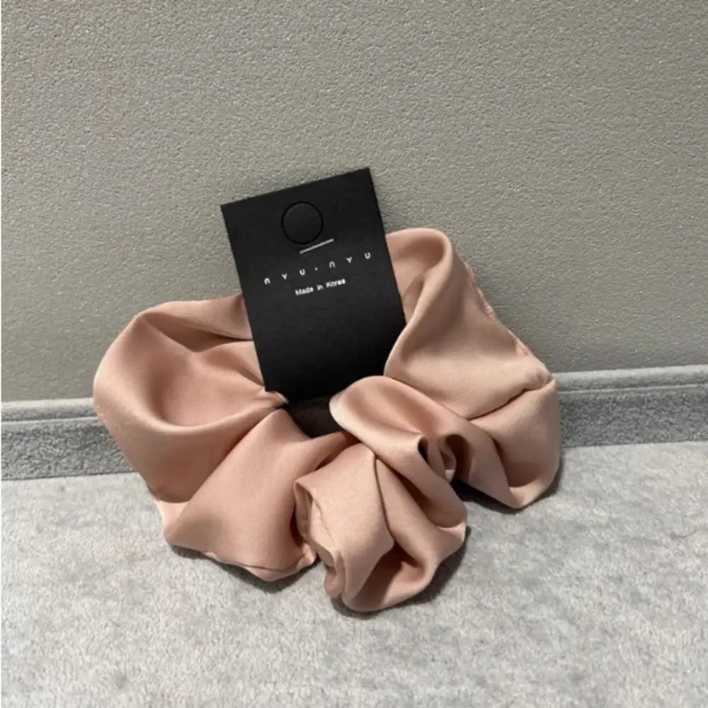 Scrunchies en soie - Rose