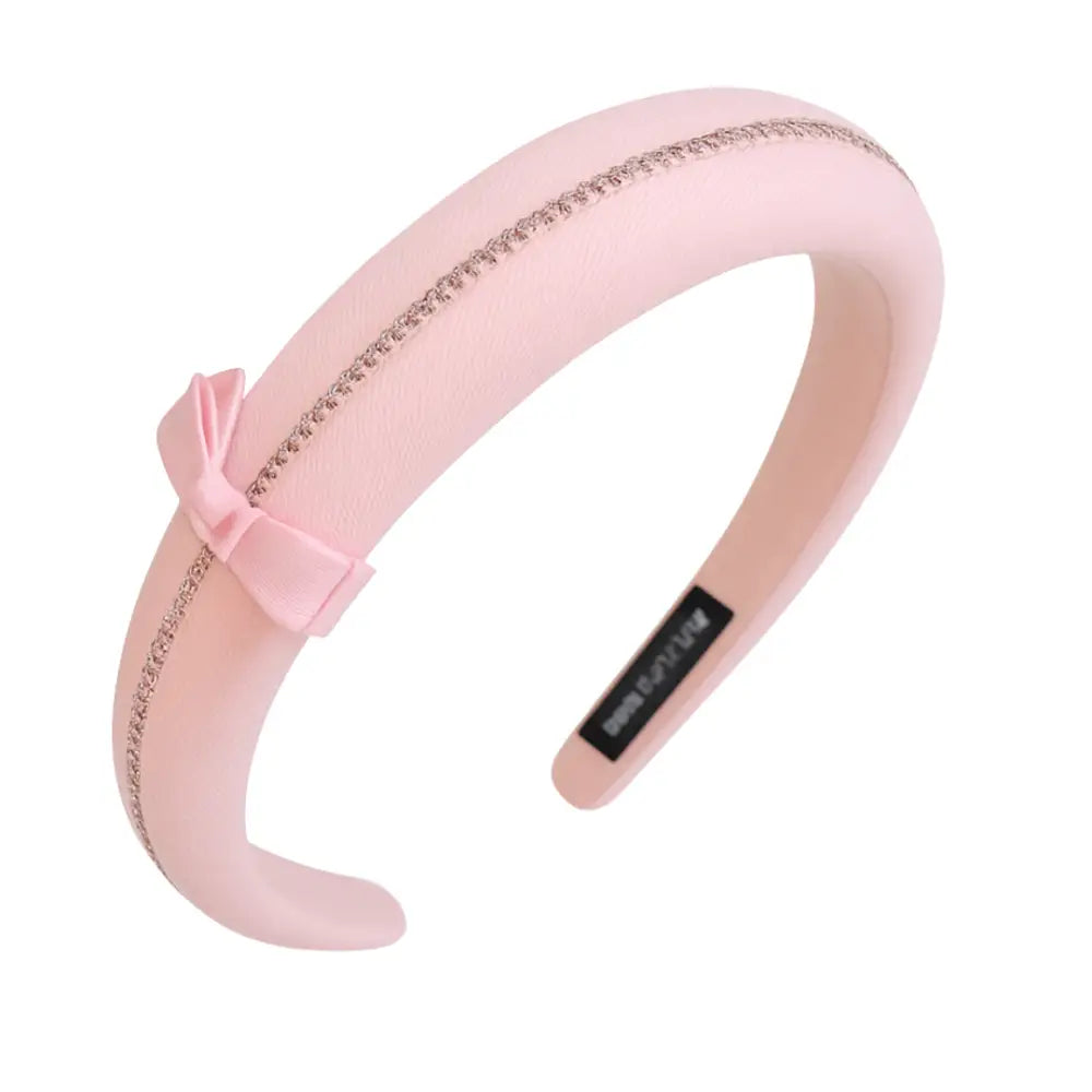 Serre tête rose poudré