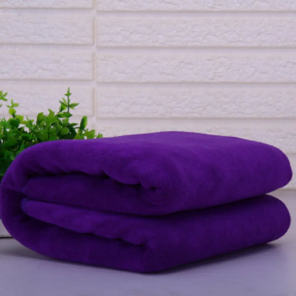 Serviette microfibre 150x200 - Violet foncé