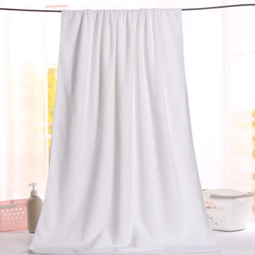 Serviette microfibre 200x100 - Blanc