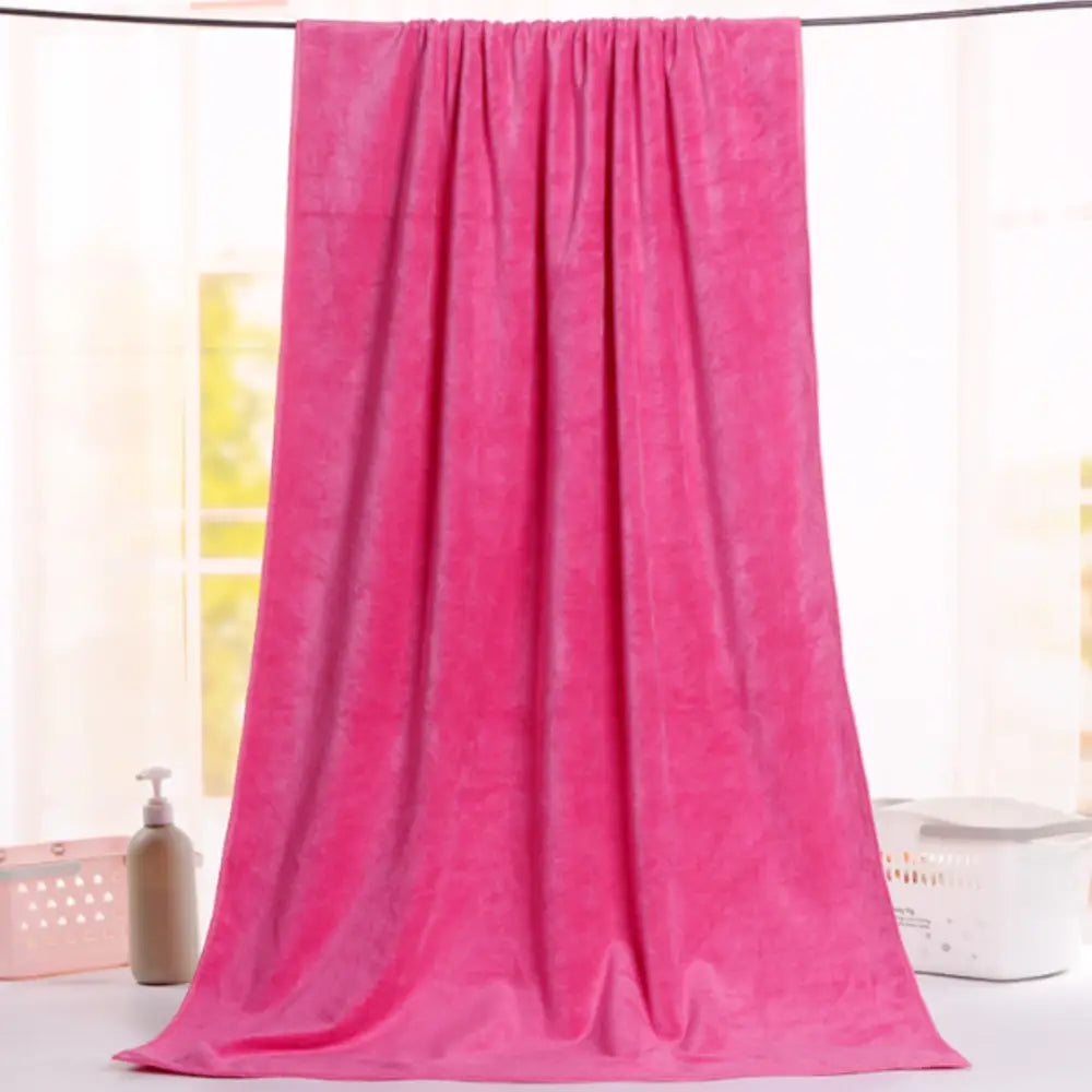 Serviette microfibre 200x100 - Fushia
