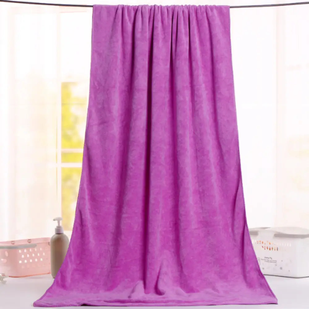 Serviette microfibre 200x100 - Rose