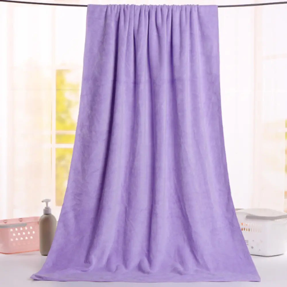 Serviette microfibre 200x100 - Violet clair