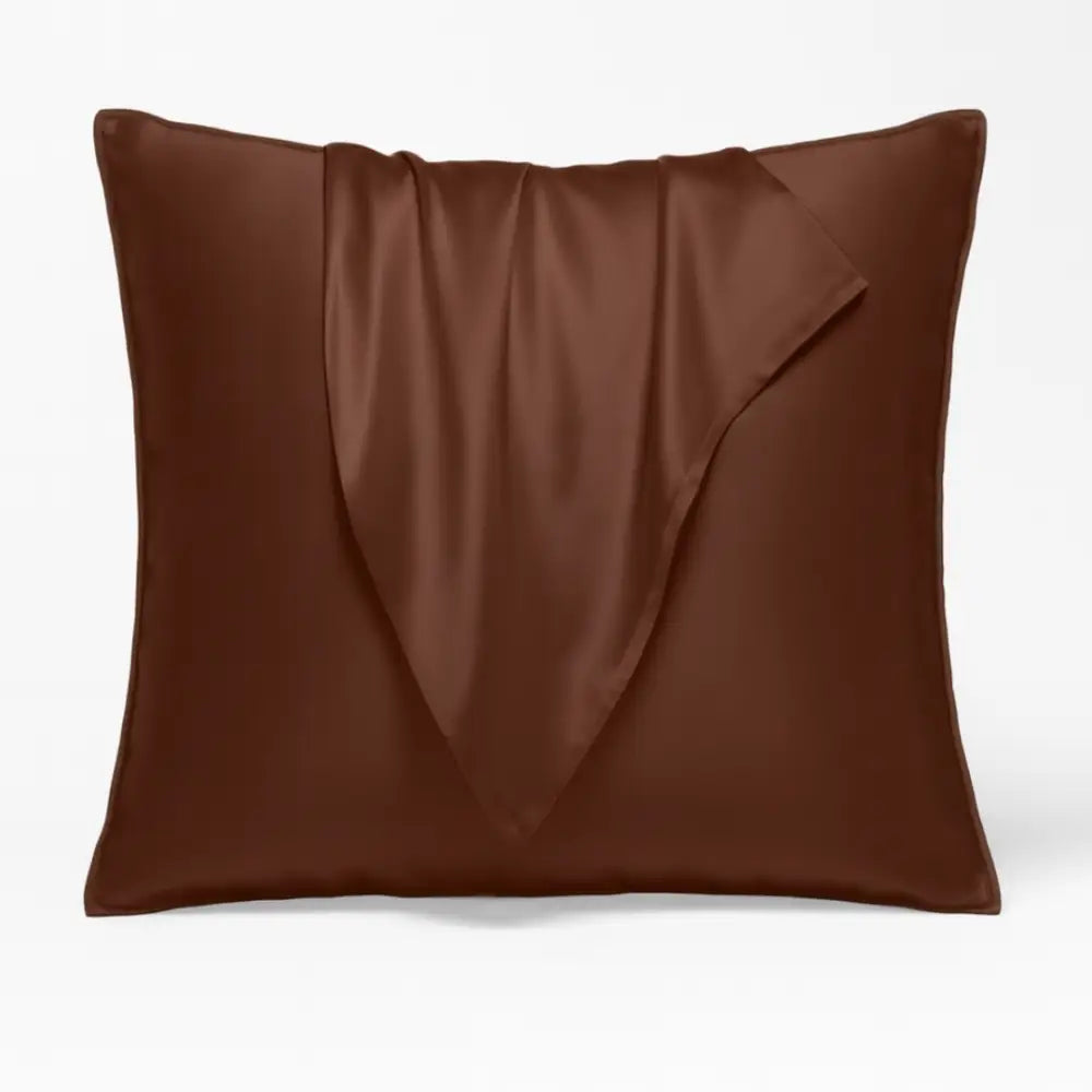 Taie d’oreiller 60x60 - Marron café