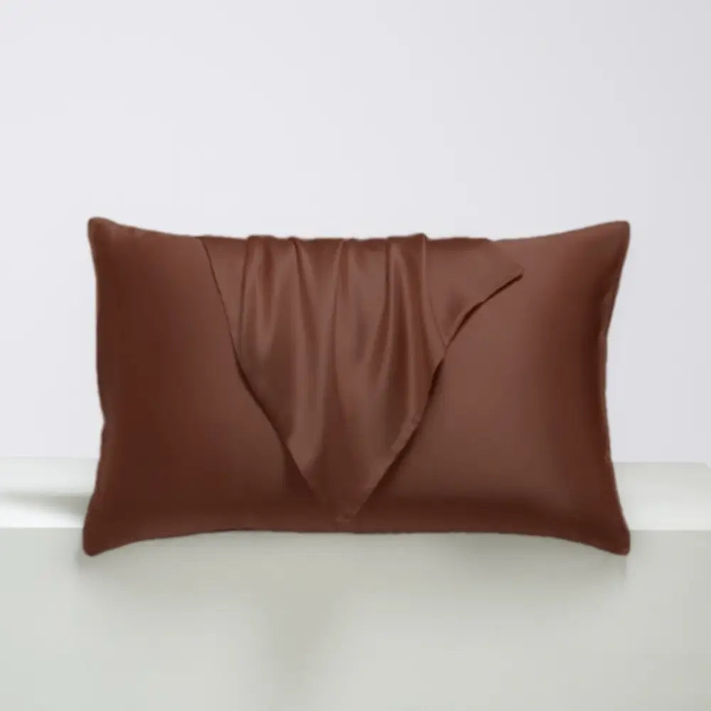 Taie d’oreiller 70x50 - Marron café