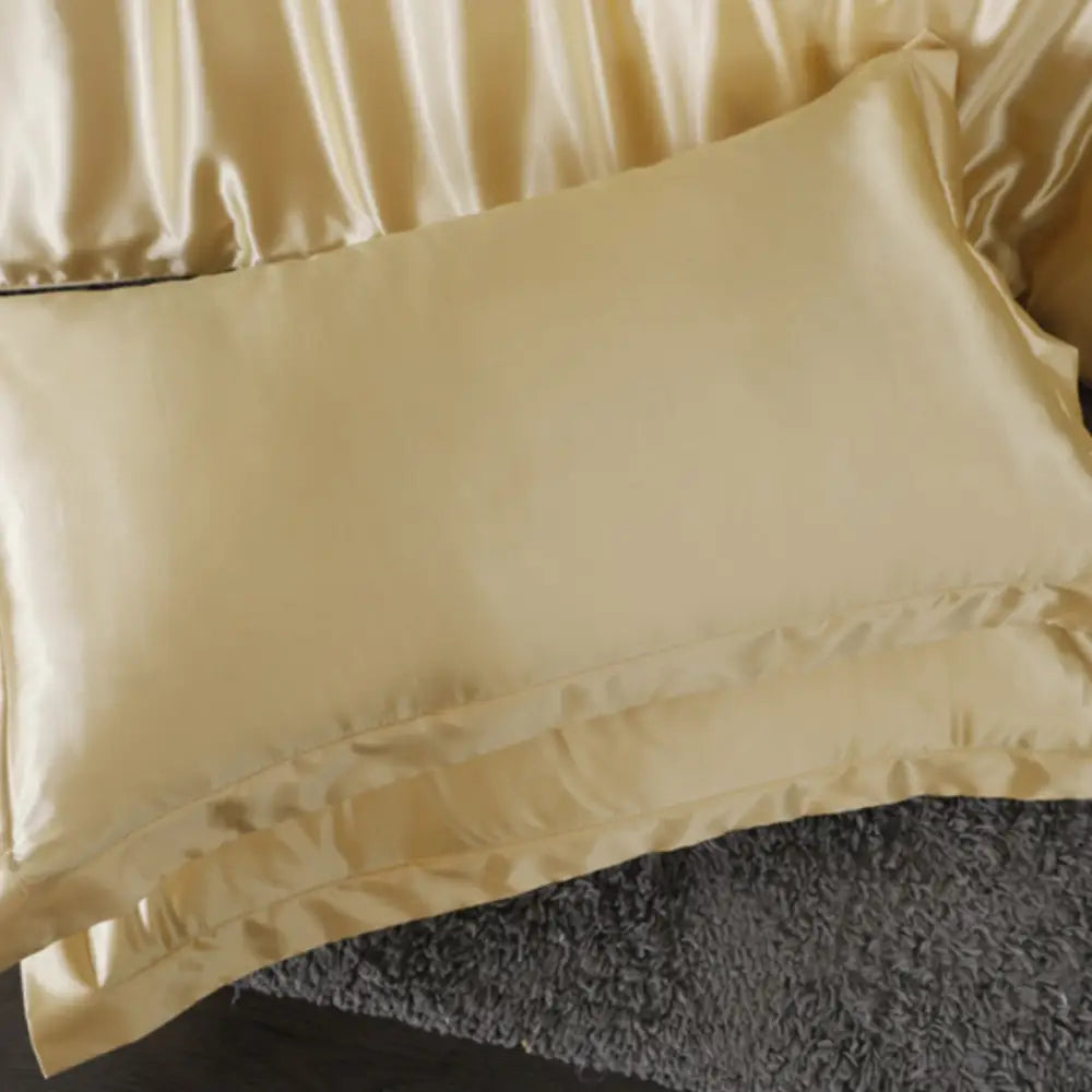 Taie d’oreiller en satin bienfaits - Chameau