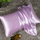 Taie d’oreiller satin 50x70 - Violet clair
